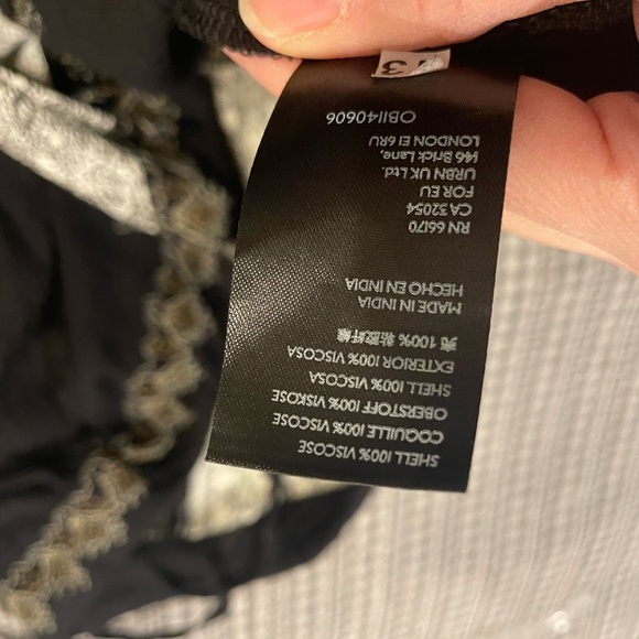 Free People Hazel Mixed Print Jumpsuit Onesie Jumper One Piece Boho Wide Leg M - Picture 8 of 8